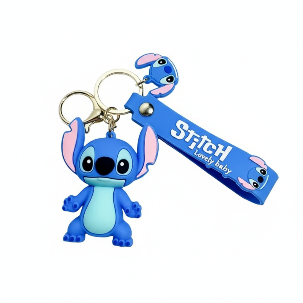 Stitch sleutelhanger met polsbandje