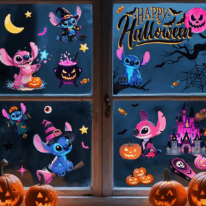 Stitch Halloween Raamstickers