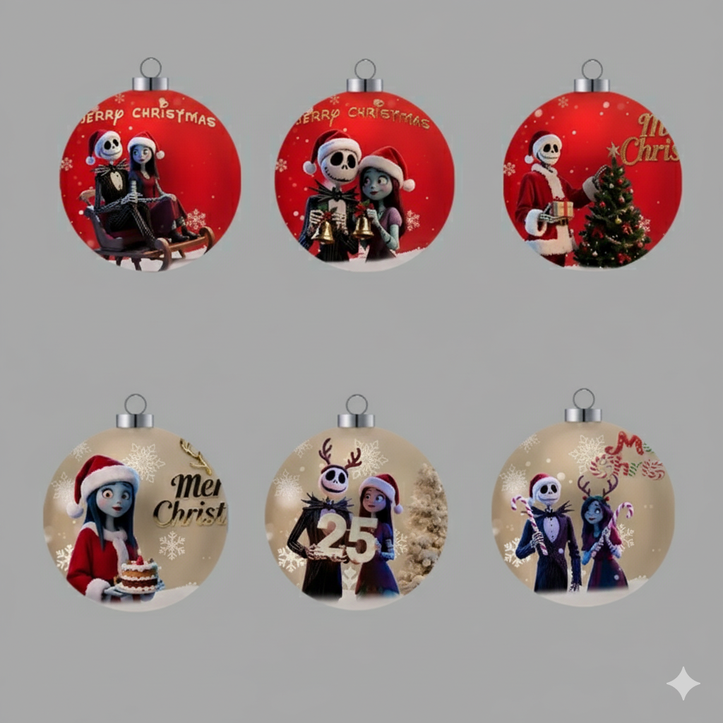 Nightmare before Christmas kerstballen