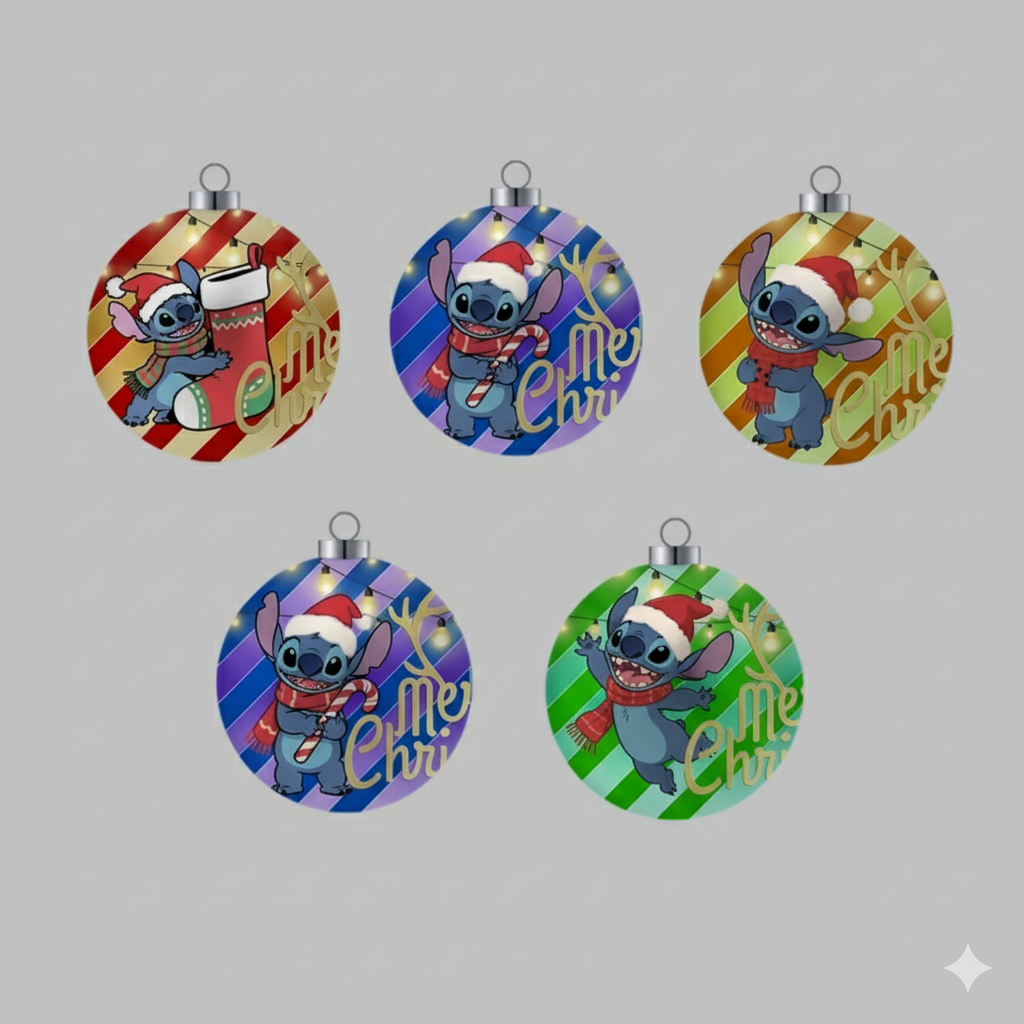Stitch Kerstballen